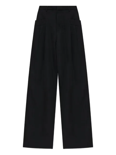 R13 pleated wool trousers