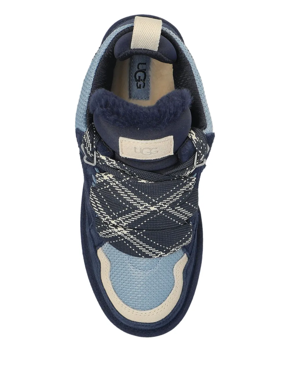 Ugg Lowmel Lace-up Suede Sneakers In Blue