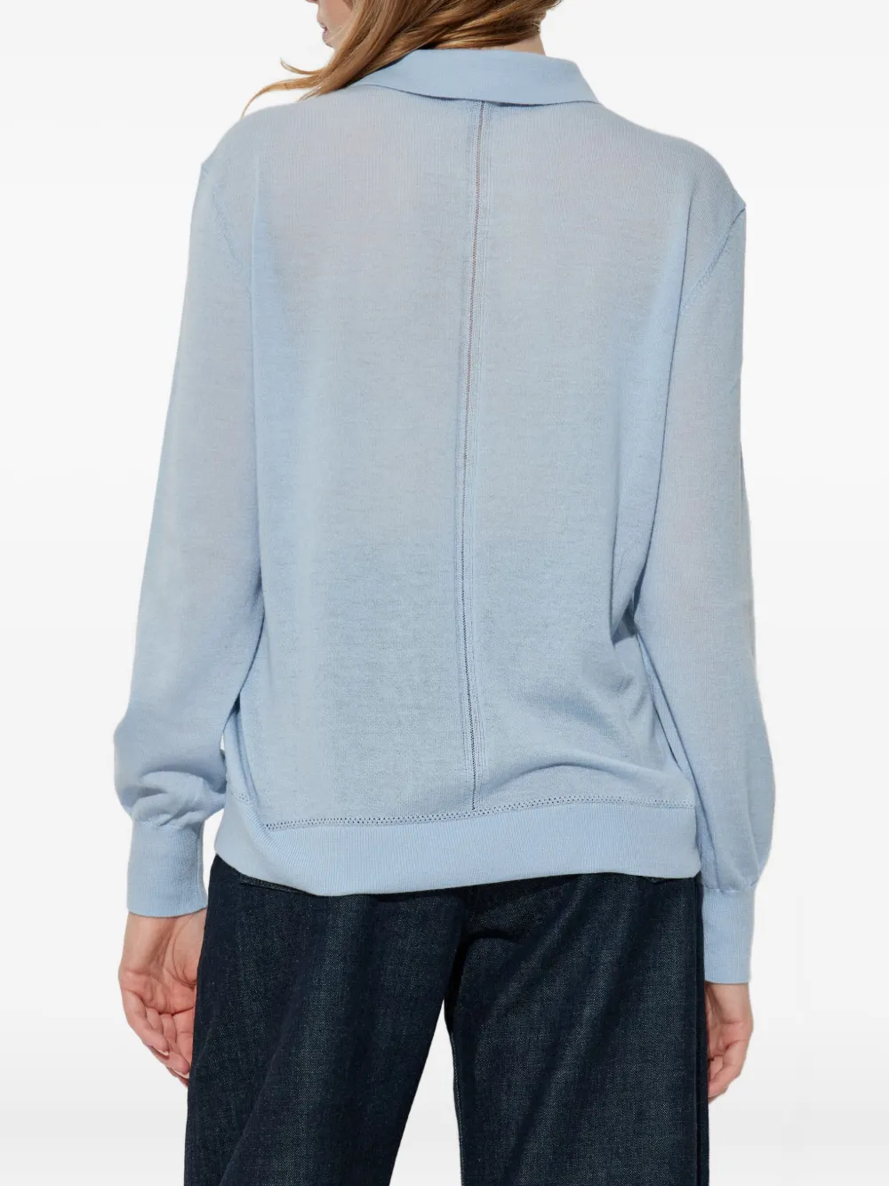 rag & bone Polotop met knopen Blauw