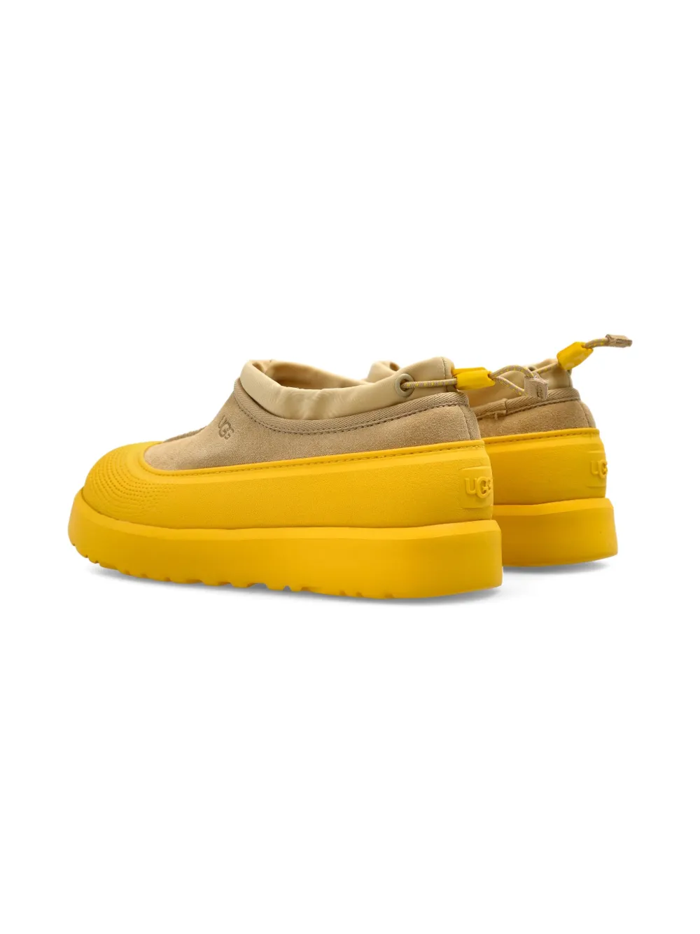 Ugg Suede-upper Slip-on Boots In Yellow