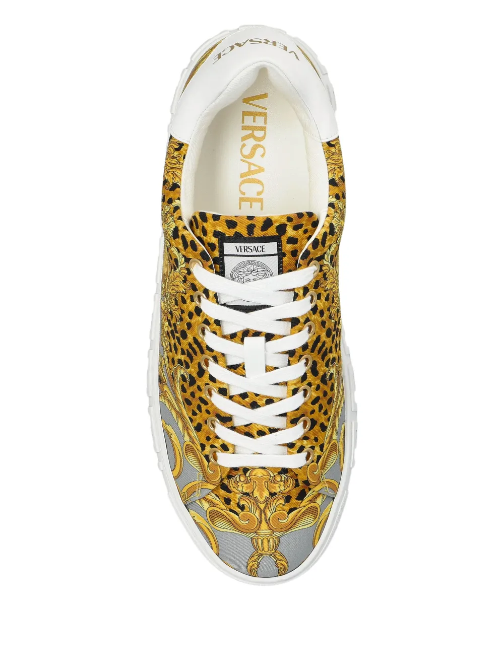 Versace Sneakers met print Goud