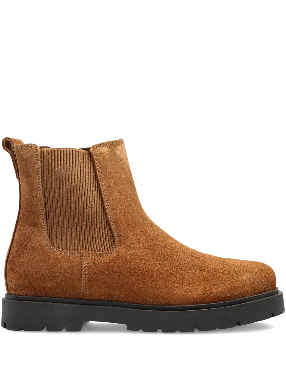 Birkenstock Highwood Suede Platform Boots In Brown