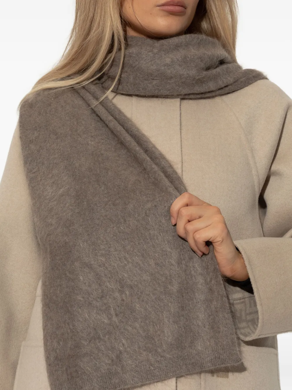Lisa Yang cashmere scarf - Grijs