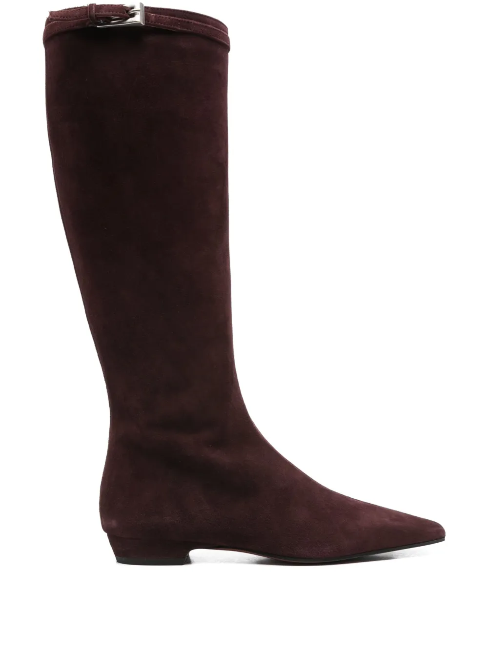 Roberto Festa buckle-fastening suede boots Red