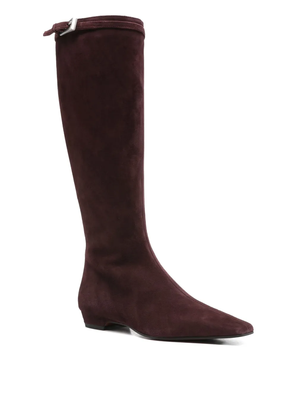Roberto Festa buckle-fastening suede boots Red