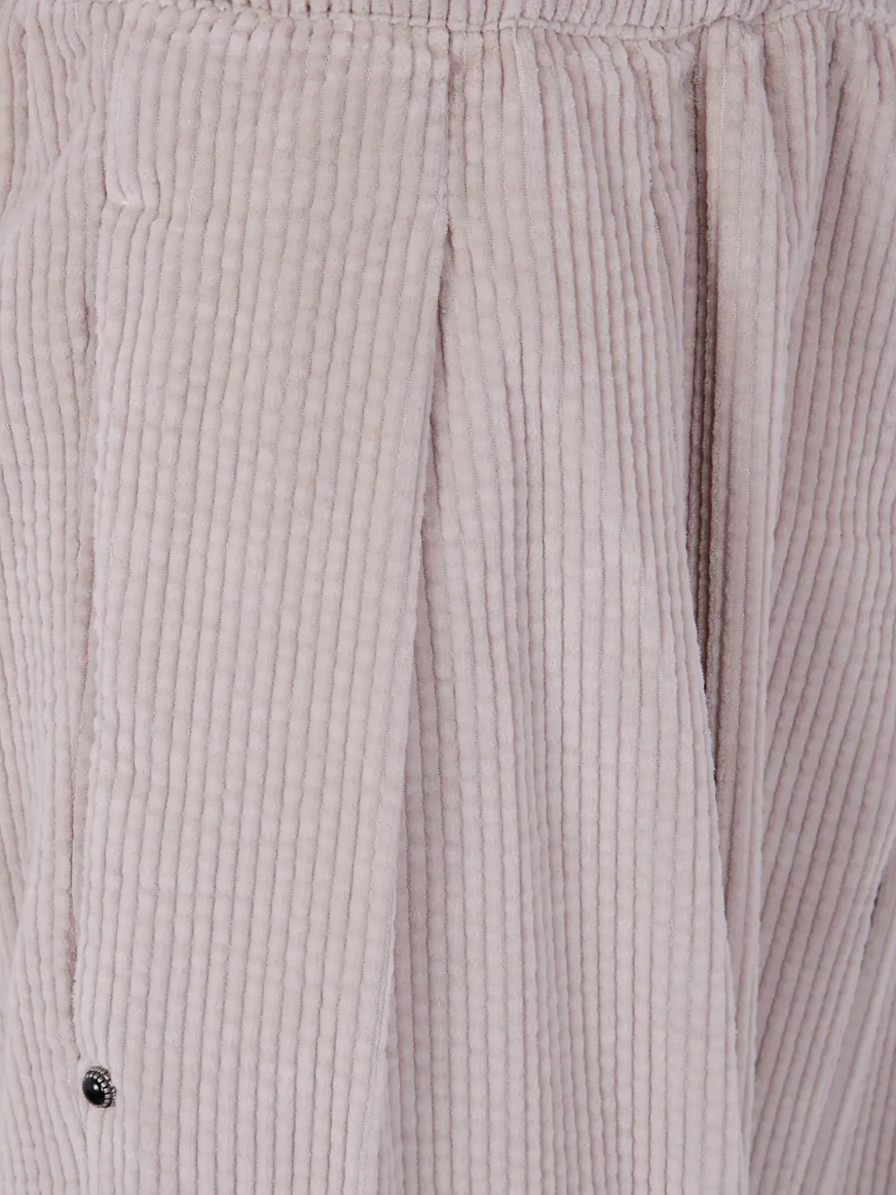 White Sand Ribfluwelen plooibroek Grijs