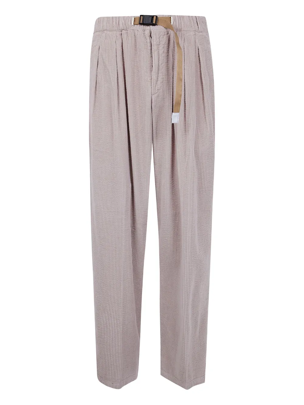 White Sand pleated corduroy trousers | Grey | Image 1