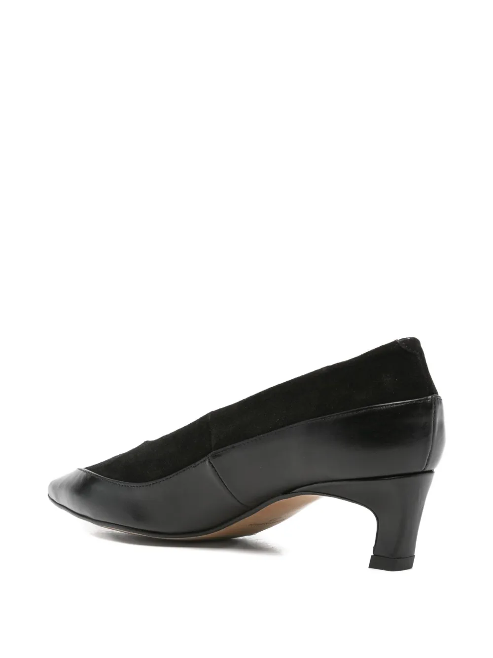 ANGEL ALARCON 40 mm suède-leren pumps met puntige neus Zwart