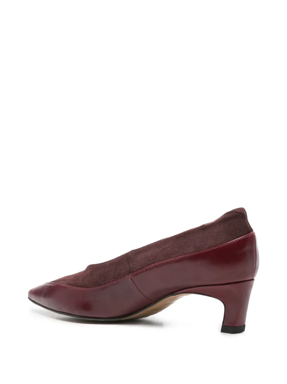 Angel Alarcon 40mm Pointed-toe Suede Pumps In Red
