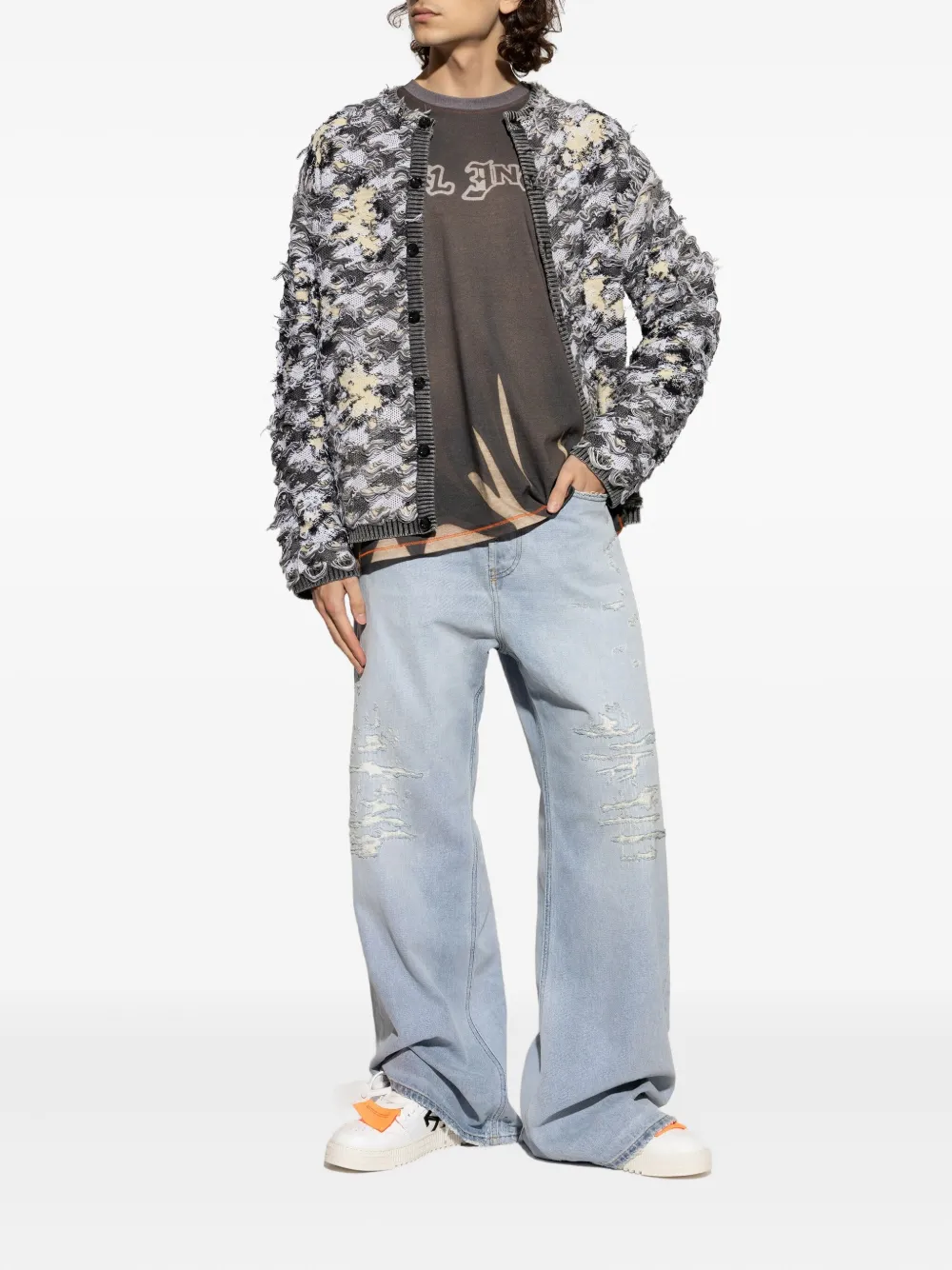 Diesel long-sleeve t-shirt - Bruin