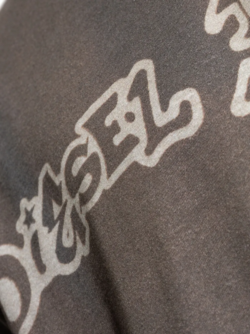 Diesel T-shirt met lange mouwen Bruin