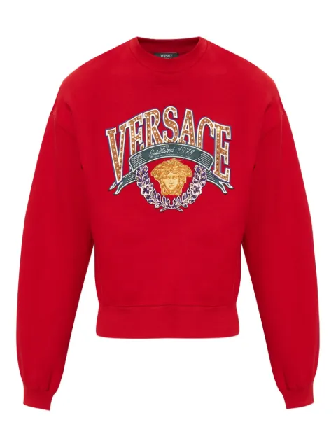 Versace Medusa-appliqué sweatshirt