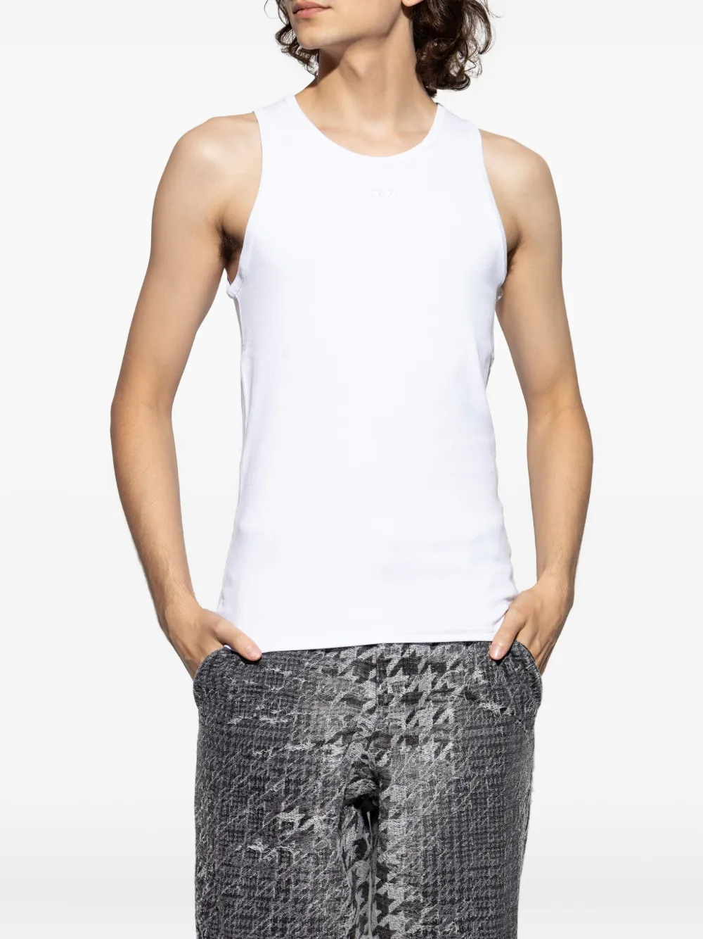 Diesel T-arm-lkds Vest In White