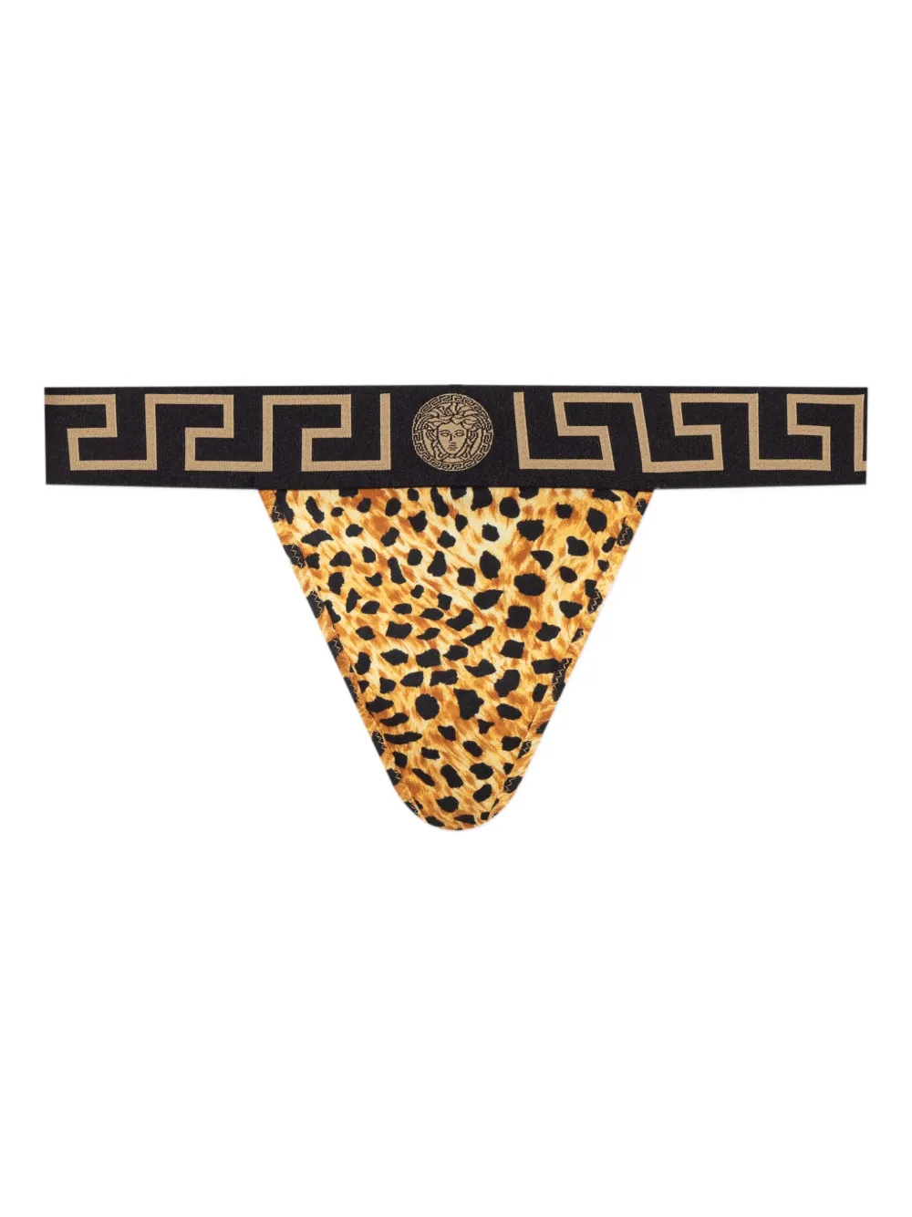 Versace Cheetah-print thong | Yellow | Image 1