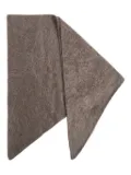 Lisa Yang brushed cashmere scarf - Brown