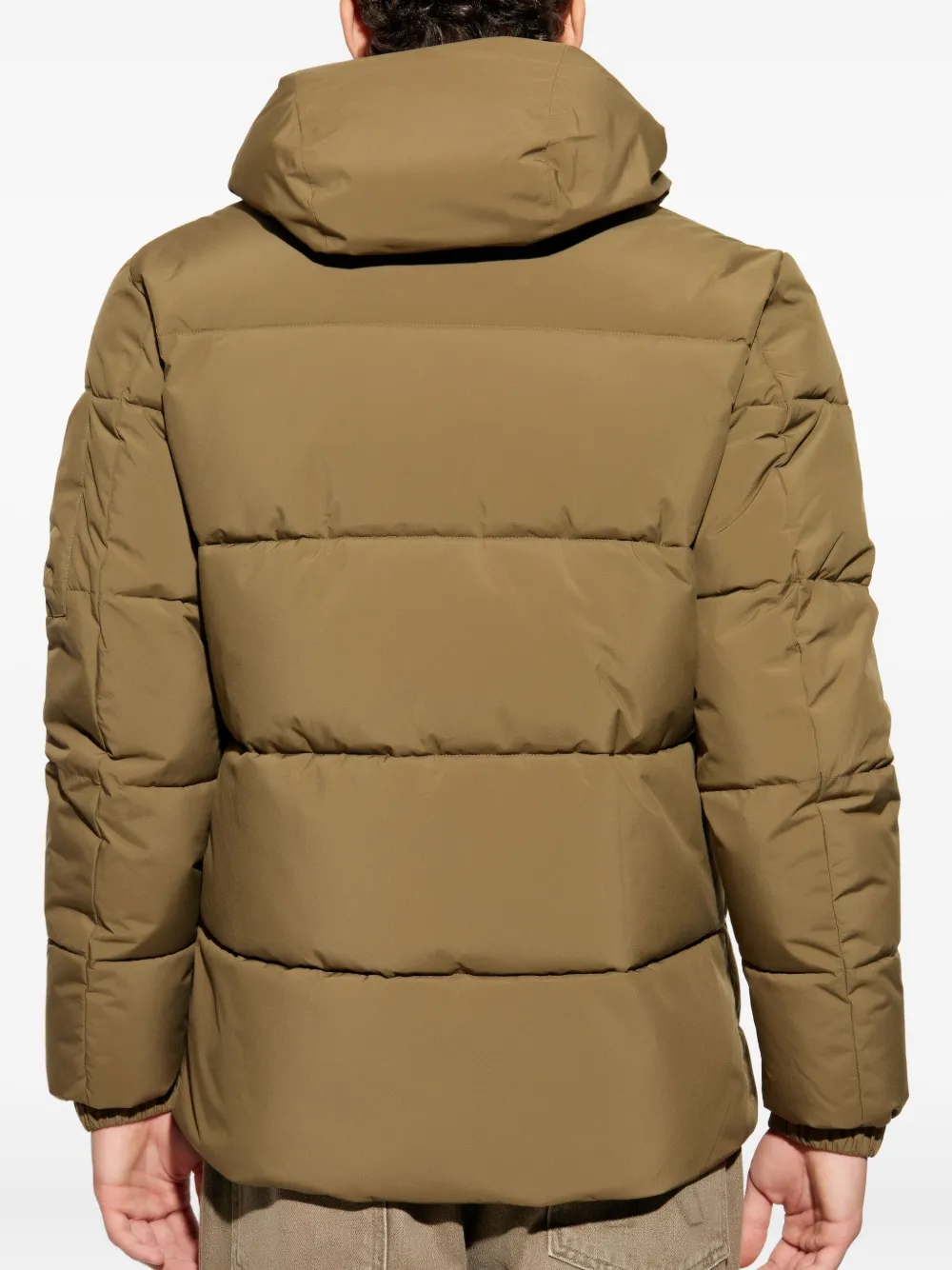 Save The Duck Alter Hooded Zip Jacket In Green