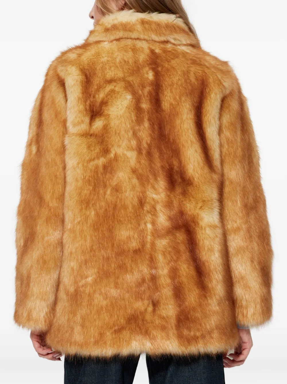 Rag & Bone Brenna Faux Fur Jacket In Brown