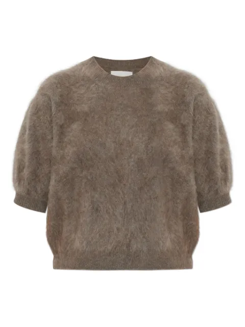Lisa Yang puff-sleeve mohair sweater