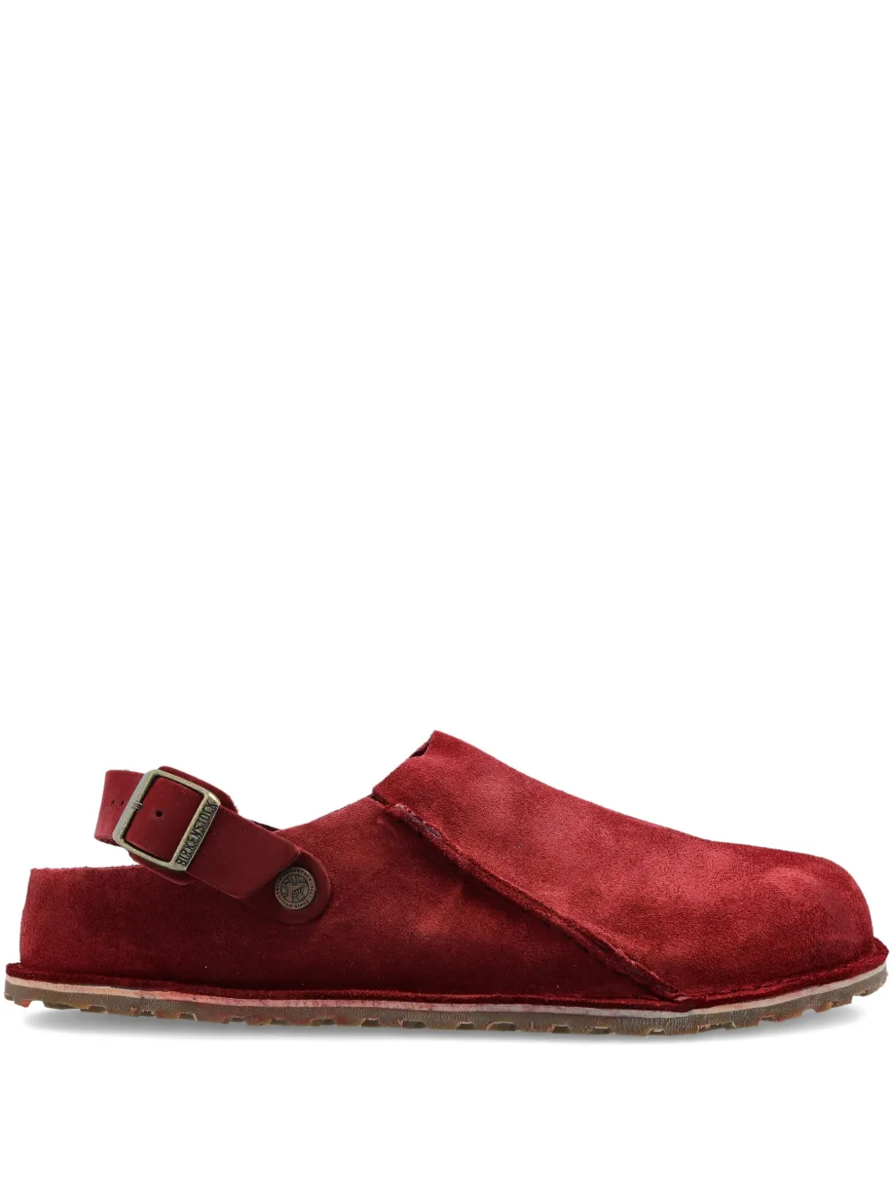 Birkenstock Lutry Premium suede mules | Red | Image 1