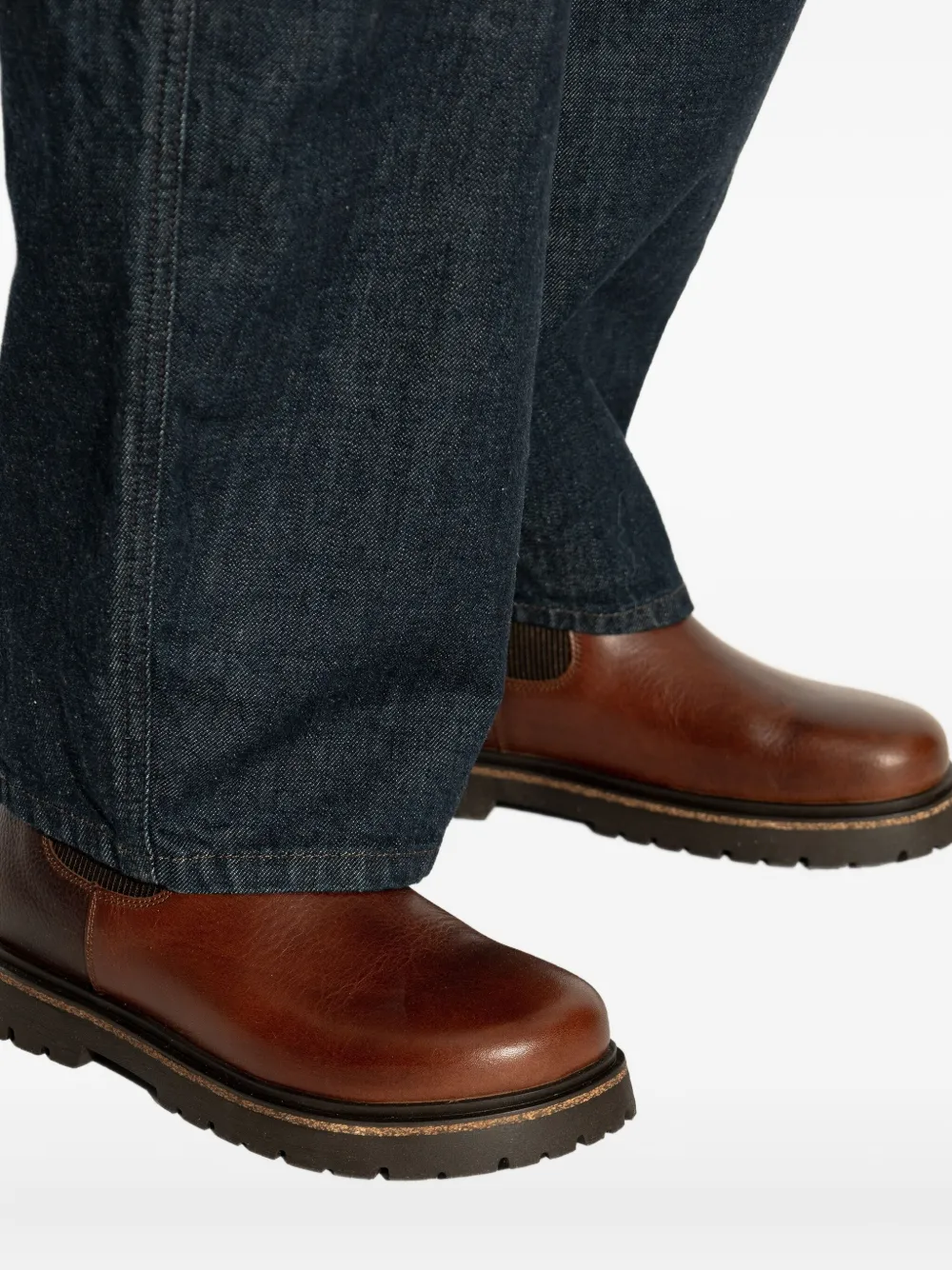 Birkenstock Leren Chelsea laarzen Bruin