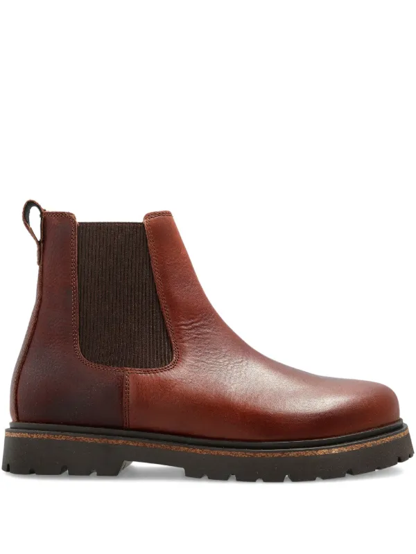 Birkenstock レザー チェルシーブーツ | ブラウン | FARFETCH JP