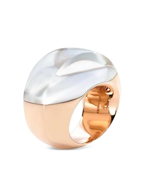 VHERNIER 18K rose gold Aladino mother-of-pearl ring