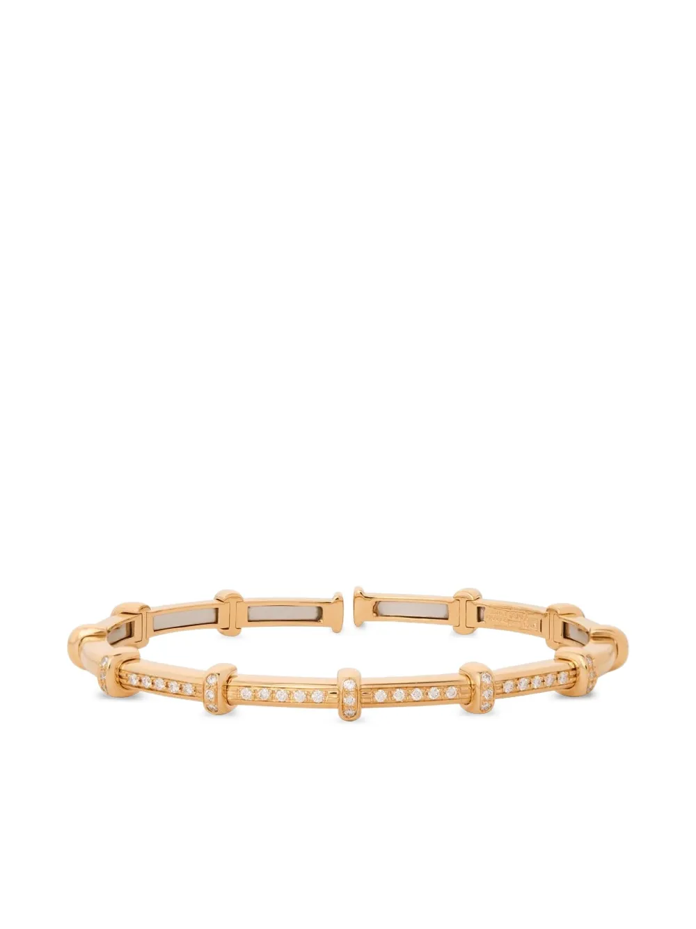 Sidney Garber 18k Yellow Gold Spring Diamond Bracelet In Gold