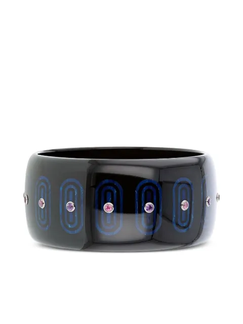 Mark Davis brazalete Amethyst Bakelite en oro amarillo de 18kt