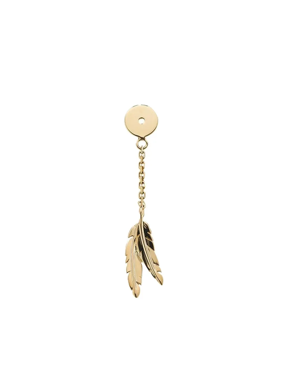 ROBINSON PELHAM Orecchino Feather Wishback in oro giallo 18 carati