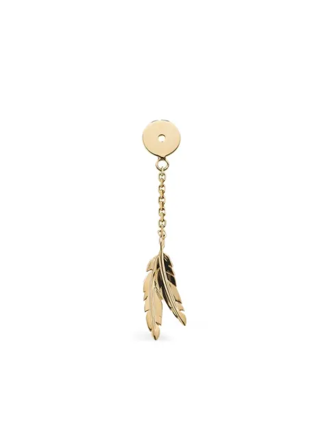 ROBINSON PELHAM 18K yellow gold Feather Wishback earring