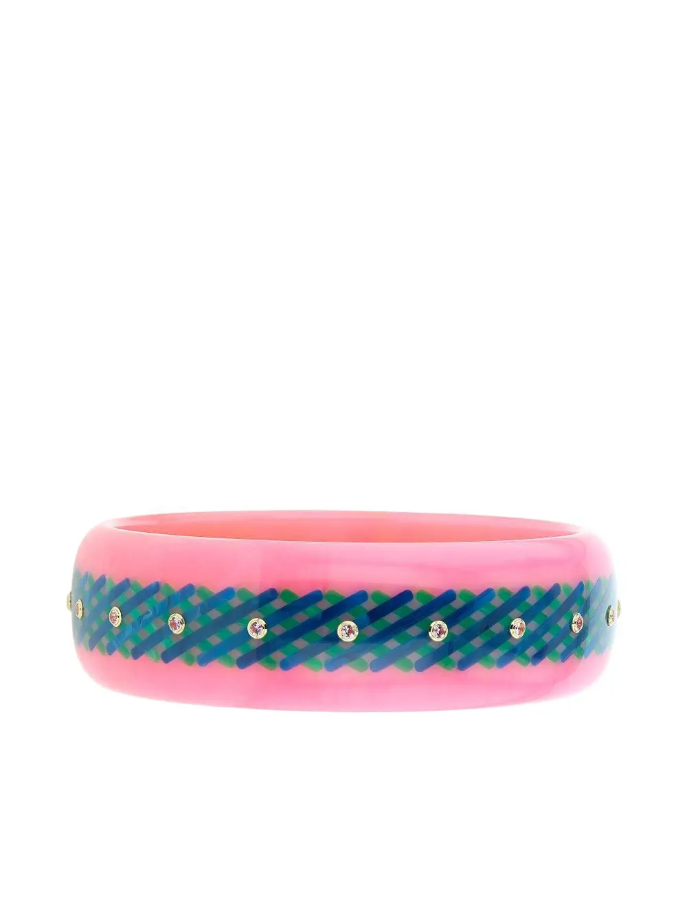 Mark Davis Bracciale in oro giallo 18 carati con bachelite