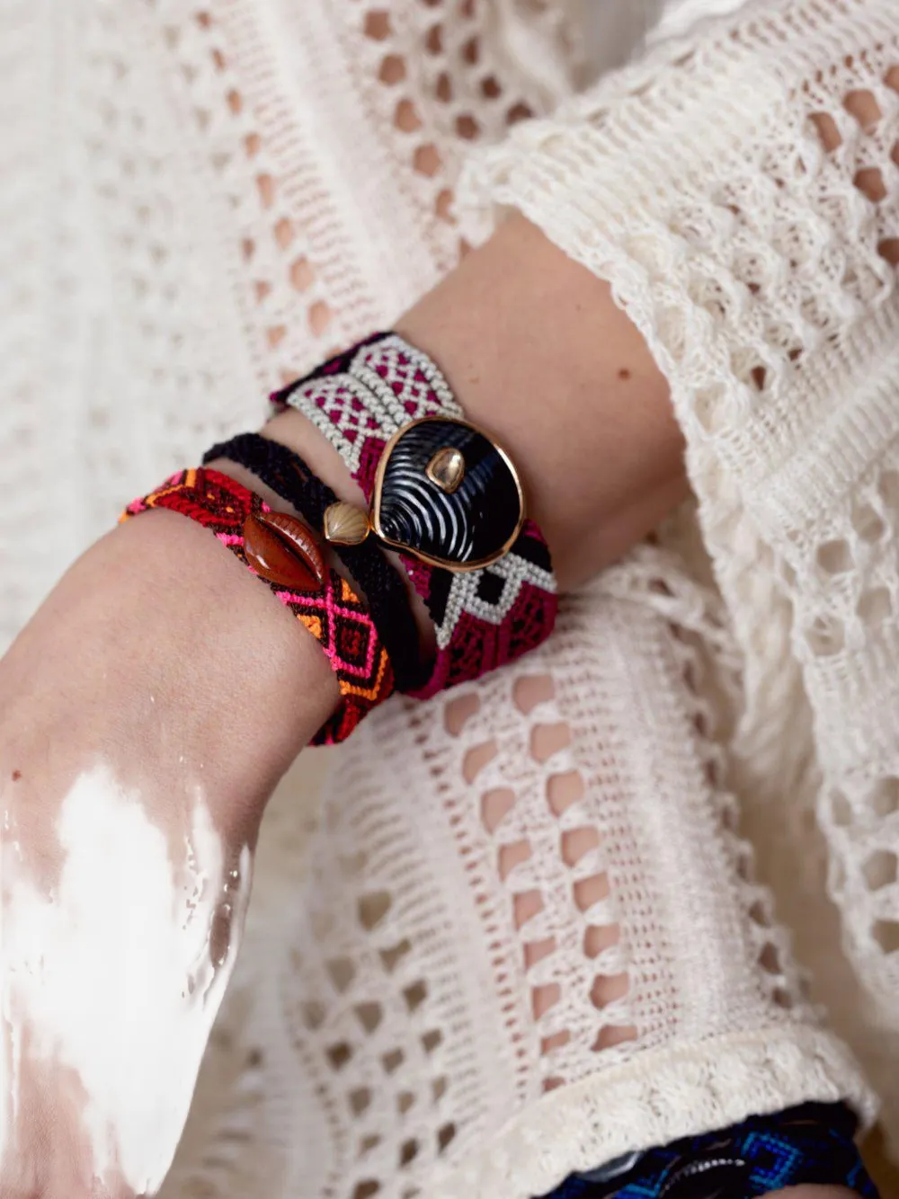 Dezso Bracciale Petite Anadara - Nero