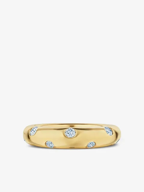 KWIAT 18kt yellow gold Cobblestone Diamond ring
