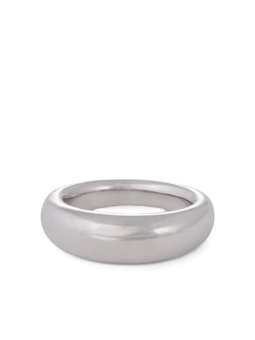 Sidney Garber 18k White Gold Ring In Brown