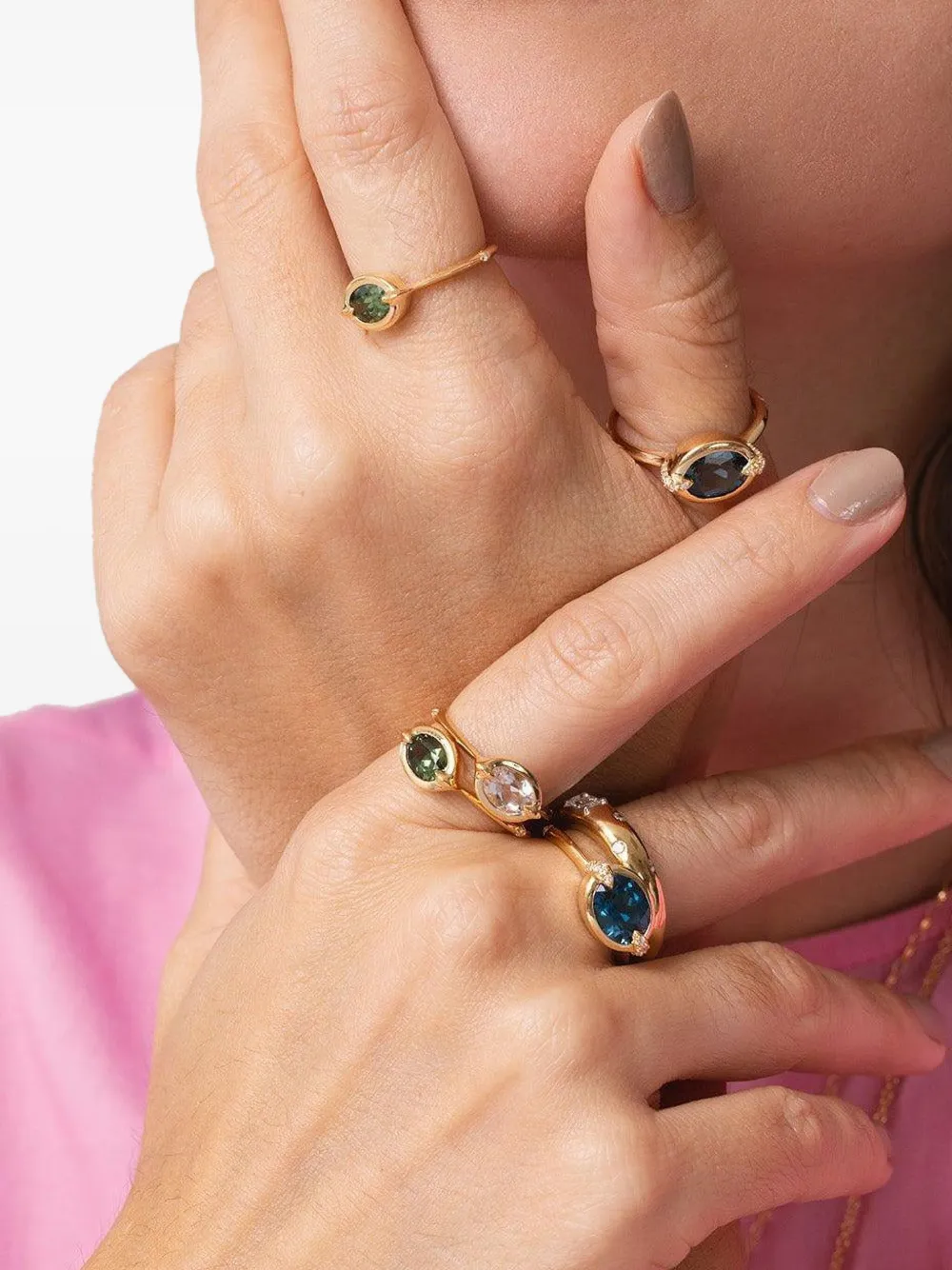  Kwiat 18k Yellow Gold Cobblestone Diamond Ring 