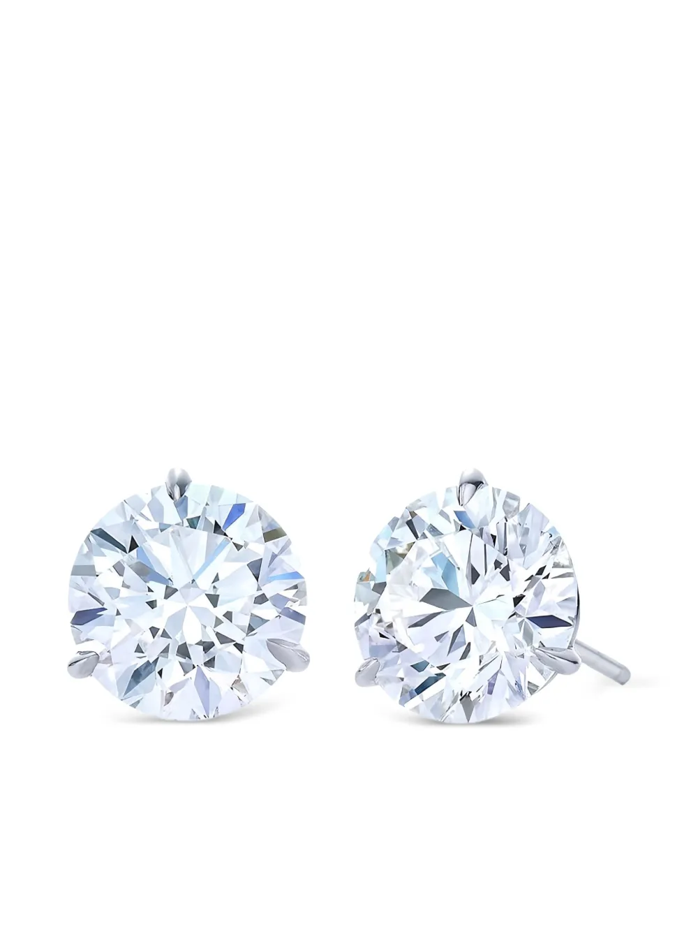 KWIAT Orecchini in platino con diamanti rotondi - Argento