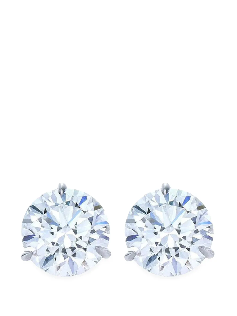 KWIAT Orecchini in platino con diamanti rotondi - Argento