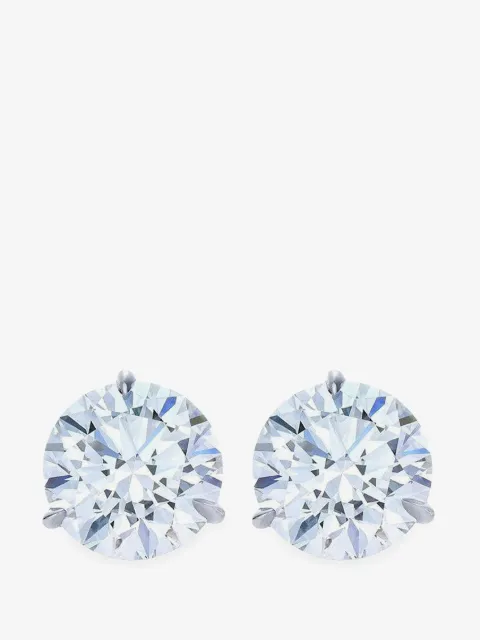 KWIAT platinum round diamond earrings