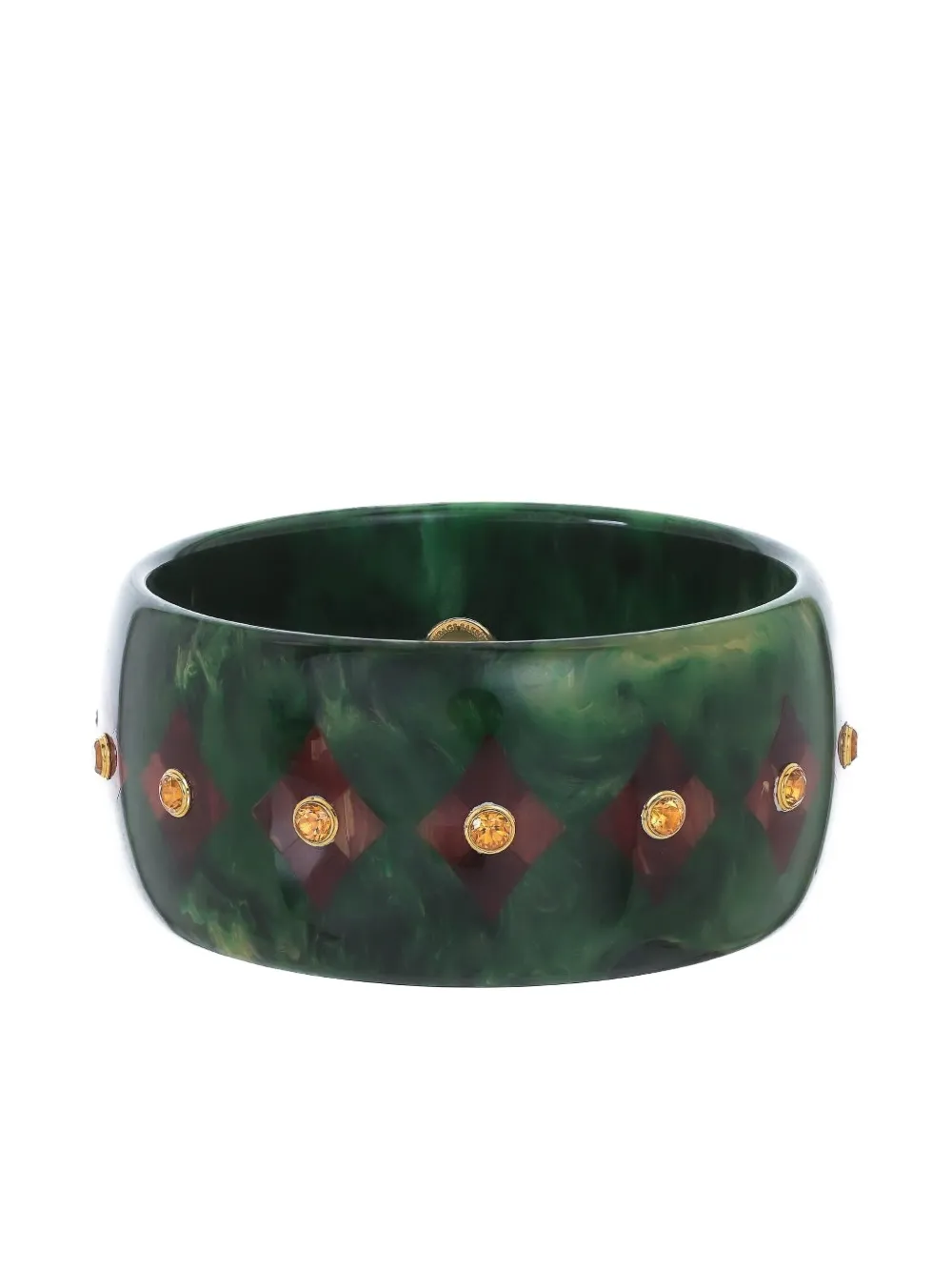 Mark Davis Bracciale in oro giallo 18 carati con bachelite