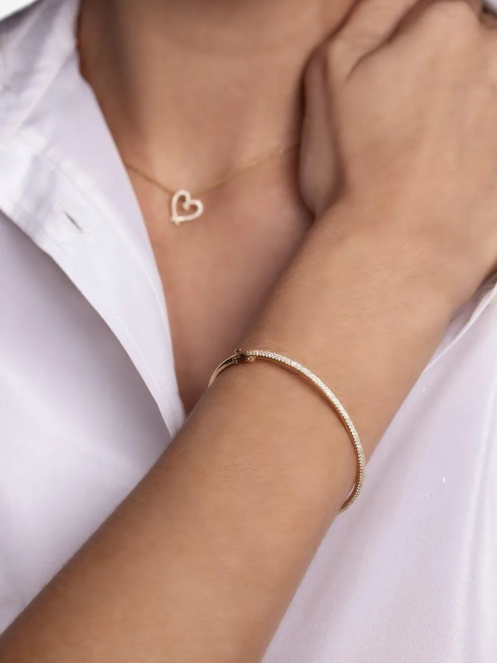  Kwiat 18k Yellow Gold Moonlight Diamond Bracelet 