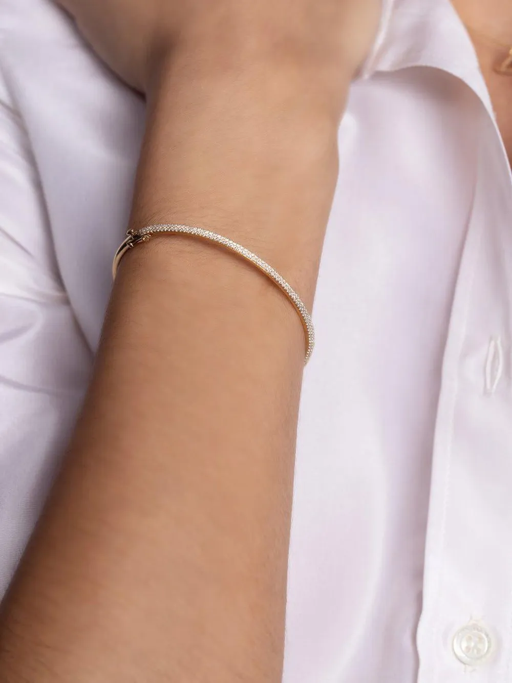  Kwiat 18k Yellow Gold Moonlight Diamond Bracelet 