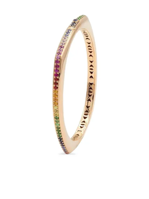 FULLORD pulsera Ghost en oro rosa de 18kt con zafiros