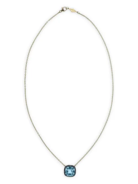 FRED LEIGHTON 18K yellow gold topaz necklace