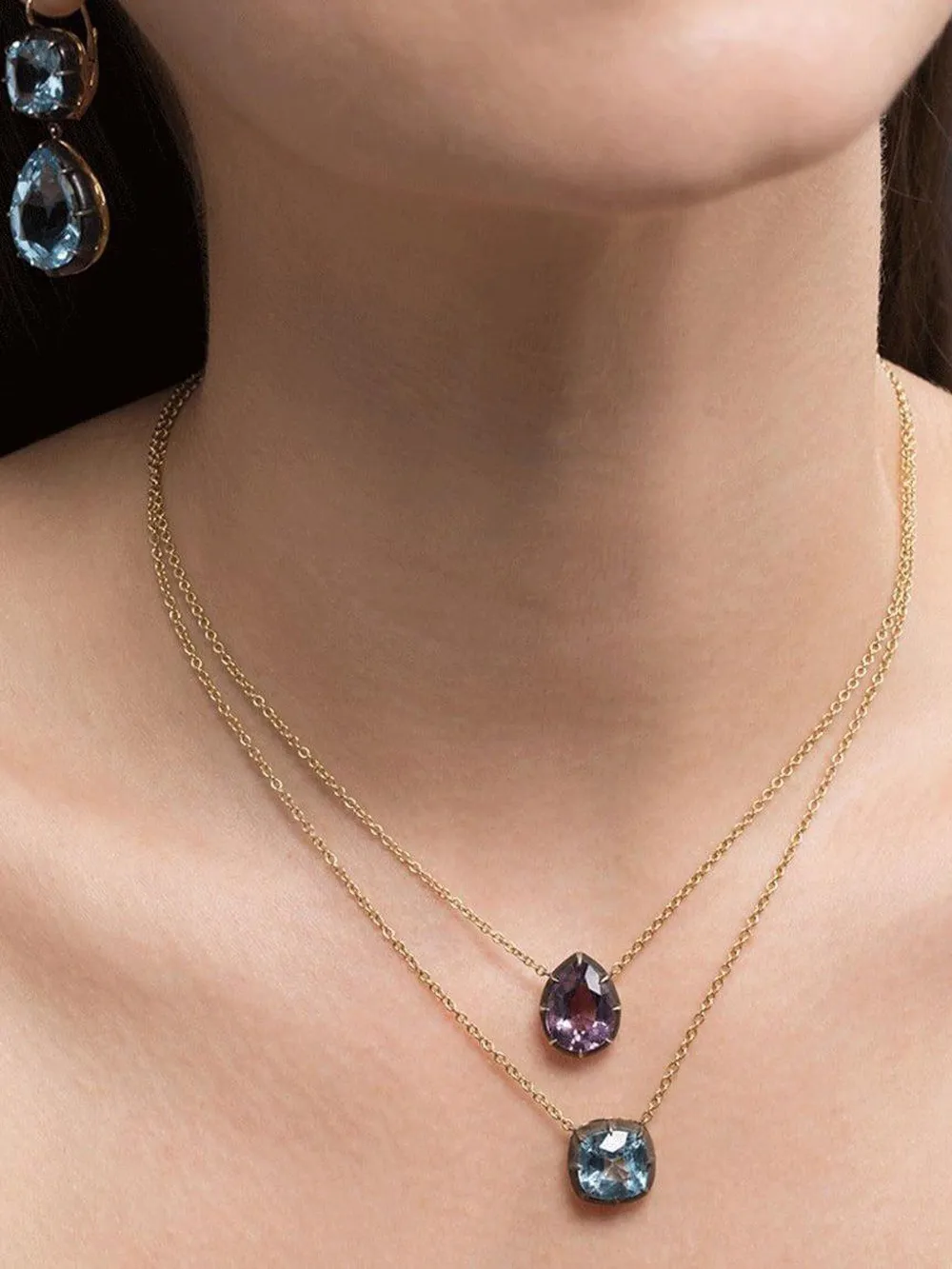 FRED LEIGHTON collier en or 18ct à topaze | Image 2