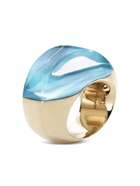 VHERNIER anillo Aladino en oro rosa de 18kt con turquesa