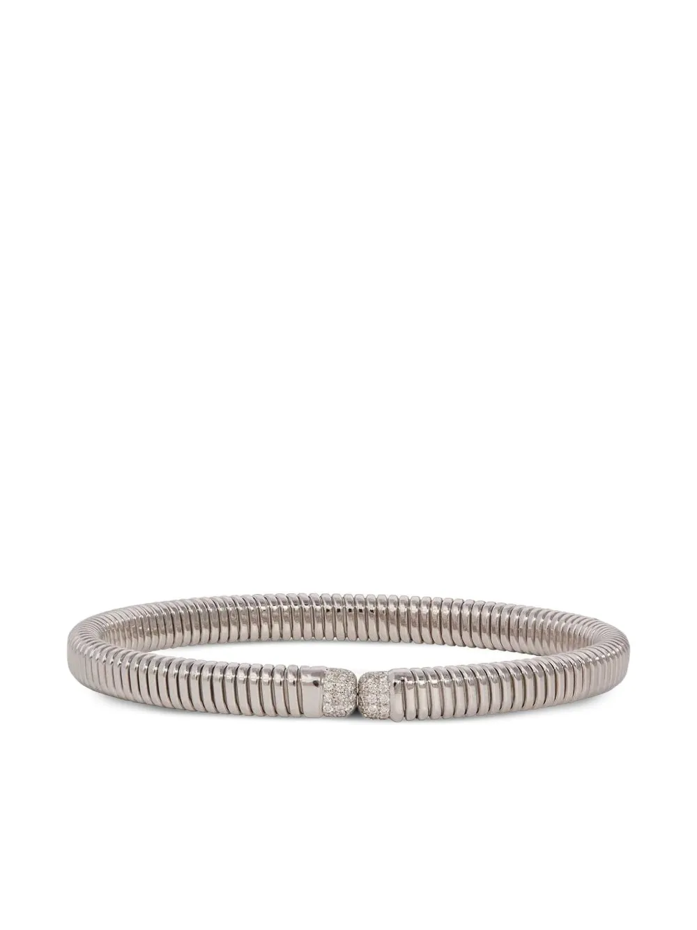 Sidney Garber 18k White Gold Bettina Diamond Bracelet In Metallic