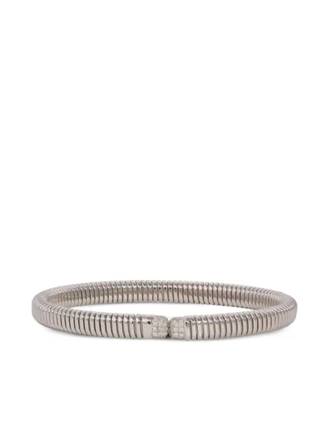 Sidney Garber pulsera Bettina en oro blanco de 18kt con diamante