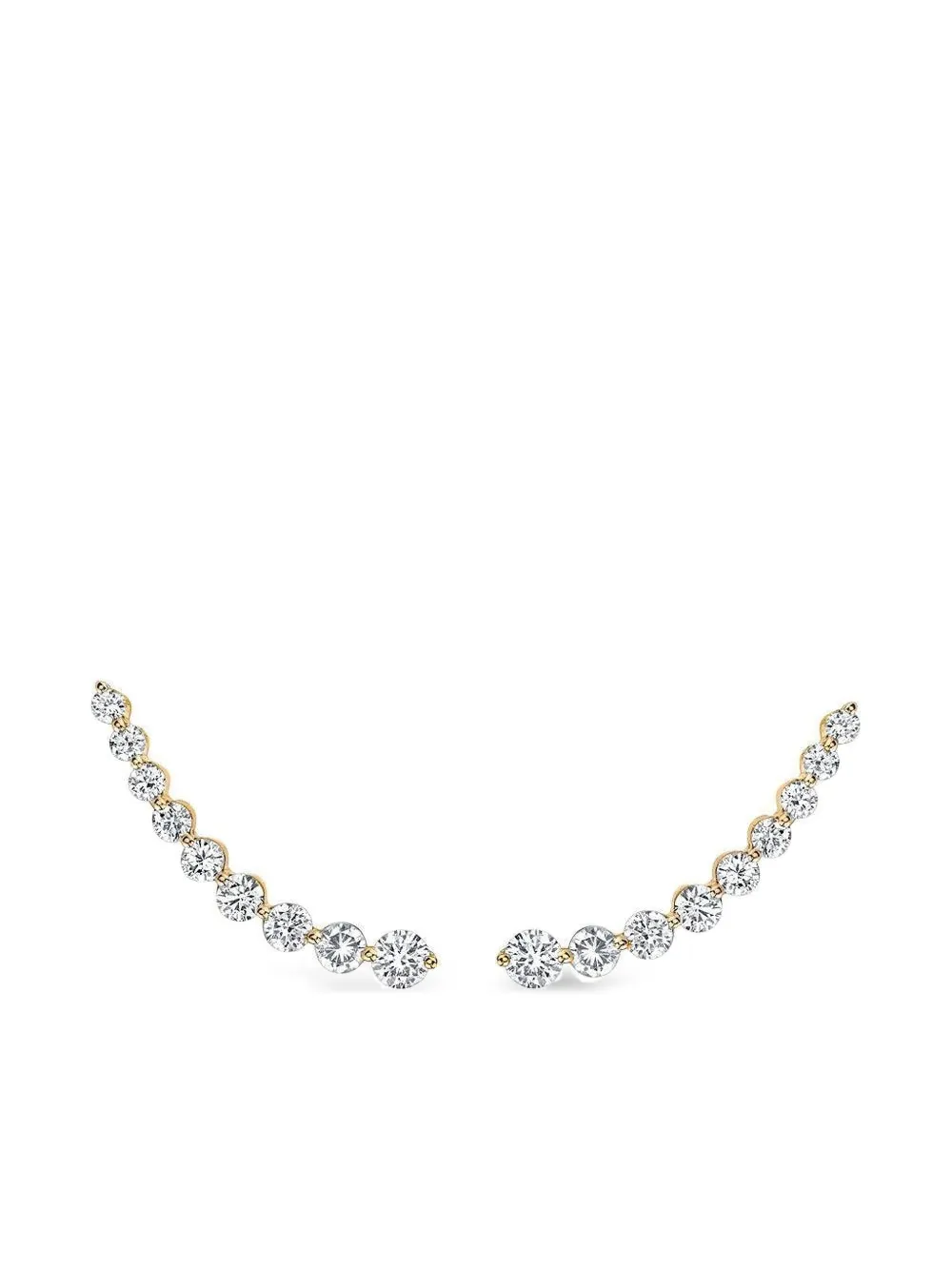 Anita Ko 18k Yellow Gold Diamond Floating Earrings In Gold