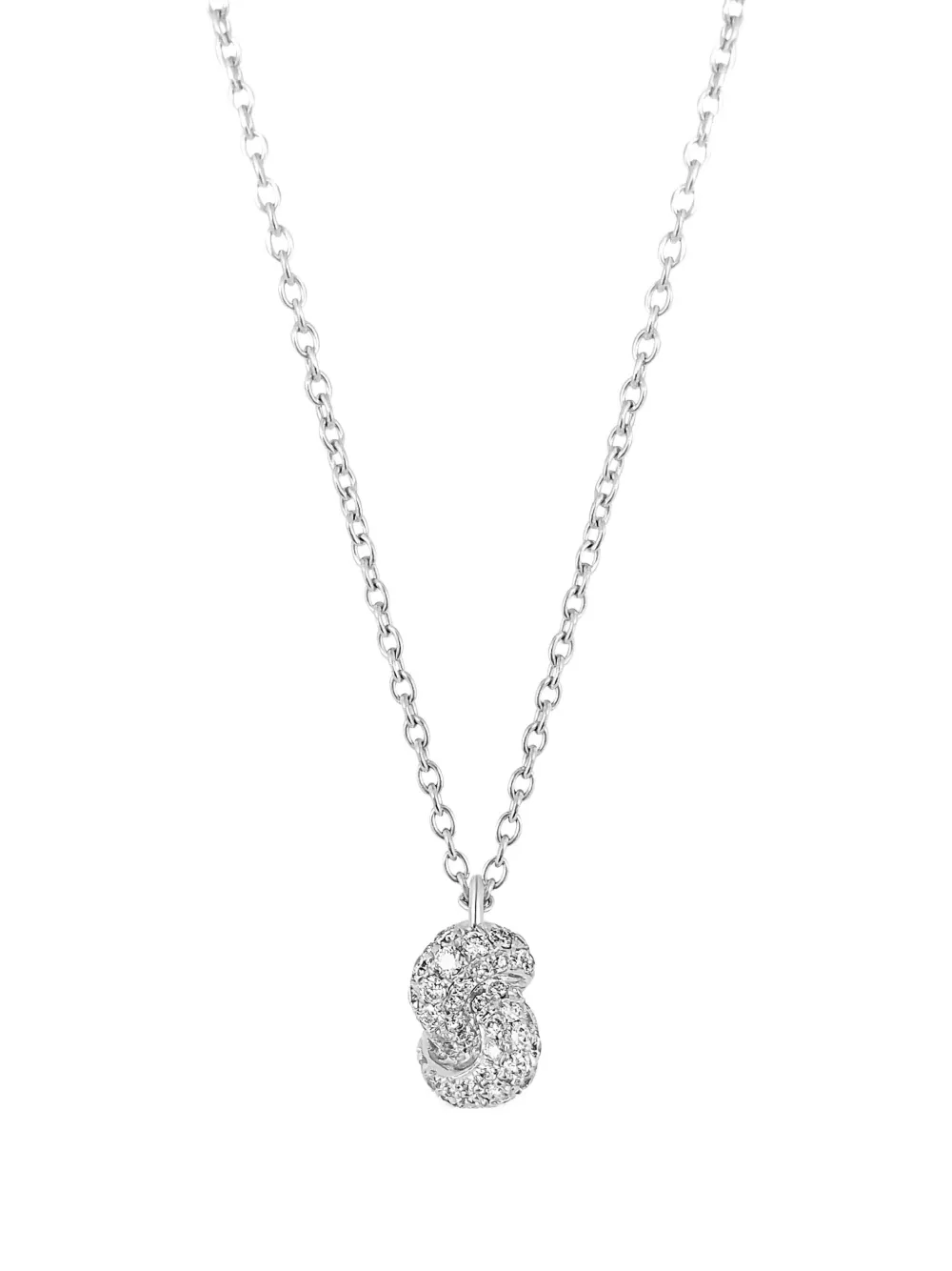 The Love Knot by Coralie The Love Knot ダイヤモンド ネックレス 18Kホワイトゴールド - The Love Knot by Coralie The Love Knot ダイヤモンド ネックレス 18Kホワイトゴールド -