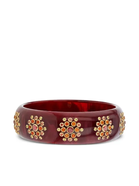 Mark Davis 18K yellow gold multi-stones bangle